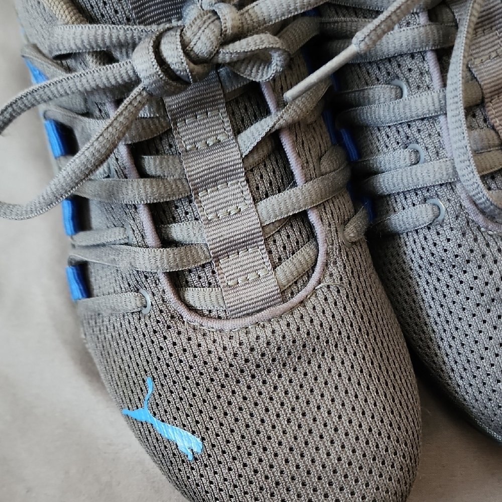 Puma Kids Sneakers - Gray and Blue - Picture 2 of 15